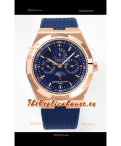 Vacheron Constantin Overseas Cronógrafo Dial Marrón Reloj Réplica Suizo - Correa Acero Inoxidable