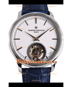 Vacheron Constantin Traditionelle Swiss Tourbillon Caja Acero Reloj Réplica Espejo 1:1 