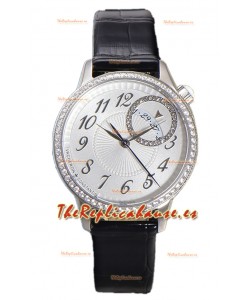 Vacheron Constantin Egerie Muse Caja Acero 904L en Dial Blanco Reloj Réplica Suiza 