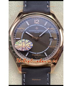 Vacheron Constantin Edición Fiftysix Oro Rosaco Acero Réplica Espejo 1:1 Dial Marrón