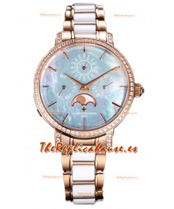 Vacheron Constantin Traditionelle Perpetual Calendar Ultra-Thin Oro Rosado Réplica Suiza 