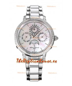 Vacheron Constantin Traditionelle Perpetual Calendar Ultra-Thin Acero Réplica Suiza