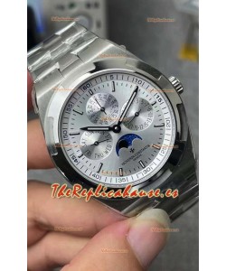 Vacheron Constantin Overseas Calendario Perpetuo Ultra Fino Dial Acero con Correa de Acero