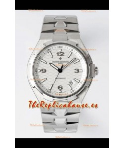 Vacheron Constantin Overseas Réplica Suiza a Espejo 1:1 Dial Blanco - Correa de Acero