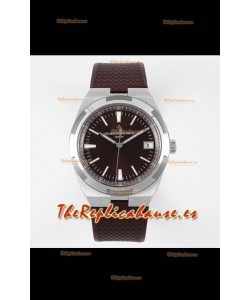 Vacheron Constantin Overseas Réplica Suiza a Espejo 1:1 Dial Marrón - Correa de Goma