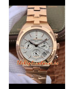 Vacheron Constantin Overseas Cronógrafo Reloj Réplica Suizo Caja en Acero Dial Azul