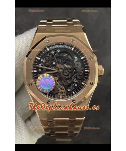 Audemars Piguet Royal Oak Edición Double Balance Wheel Openworked Reloj Réplica a Espejo 1:1