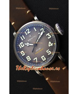 Zenith Pilot Type 20 Extra Especial Dial Gris Reloj Réplica a Espejo 1:1 45MM