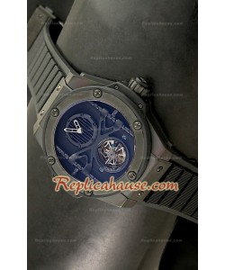 Hublot Big Bang Keng Power Tourbilon Reproducción Japonesa del Reloj en PVD 