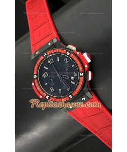 Hublot Big Bang Tutti Frutti Reloj de Cuarzo en Rojo - 38MM