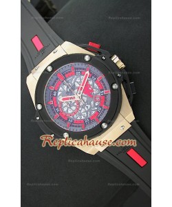 Hublot Big Bang Keng Power Manchester United Reloj Japonés en Oro Rosa