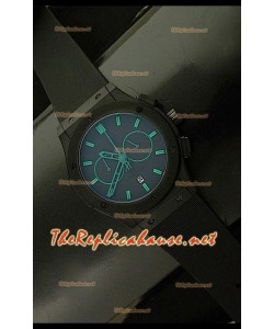 Hublot Vendome Cronógrafo PVD Reloj Japonés - Marcas Verdes