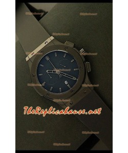 Hublot Vendome Cronógrafo PVD Reloj Japonés - Marcas Negras