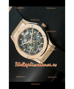 Hublot Classic Fusion Réplica Japonesa en carcasa de oro rosado