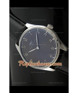 Reloj con Esfera de color Negro IWC Wendeng Manual