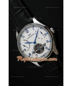 IWC Tourbilon Reproducción Japonesa del Reloj con Esfera Blanca