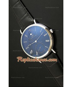IWC Portofeno Reloj Japonés Fase Lunar con Esfera de color Negro