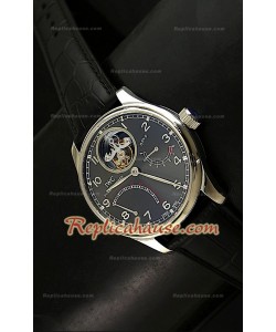IWC Portuguese 7 Días Reloj con Tourbilon Genuino Australiano y Esfera Gris