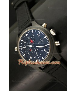 IWC Top GunEdición Superlume Completamente de Cerámica - Reloj de Reproducción Escala 1:1