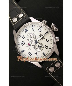 IWC Big Pilot Complications Reloj Japonés de Acero - 47MM