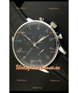 IWC Portugués Cronómetro Suizo en acero inoxidable 1:1Réplica Espejo