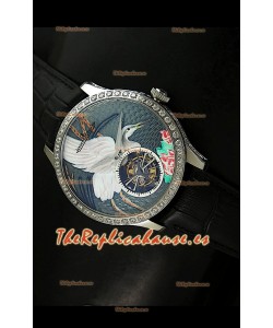 Jaeger LeCoultre Turbillón Volador Porcelana – RÉPLICA ESPEJO