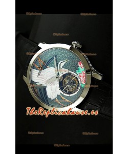 Jaeger LeCoultre Turbillón Volador Porcelana – RÉPLICA ESPEJO