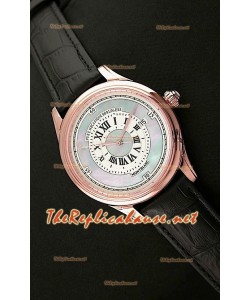 Mont Blanc Mechanique Horlogere Reloj Suizo en Oro Rosa Esfera Perla
