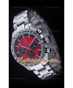 Reloj Omega Speedmaster Racing Edición Michael Schumacher con Esfera Roja 