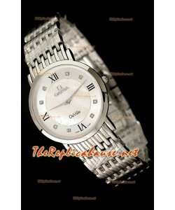 Omega Deville Reproducción Japonesa para Hombres del Reloj en Acero 