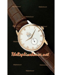 Omega Deville Reloj Automático Japonés en Oro Rosa