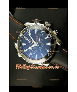 Omega Seamaster The Planet Ocean Réplica Japonesa en negro