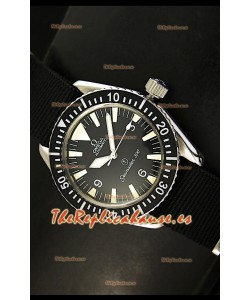 Omega Seamaster 300 R - Esfera negra marina Suizo con Malla Marina