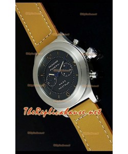 Reloj japonés Panerai Mare Nostrum en estuche de acero 