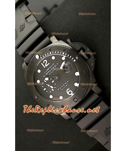 Panerai Lumenor Reloj Japonés Sumergible 1000M en PVD