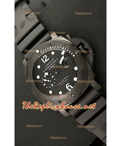 Panerai Lumenor Reloj Japonés Sumergible 1000M en PVD