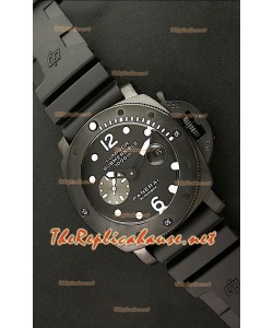 Panerai Lumenor Reloj Japonés Sumergible 1000M en PVD