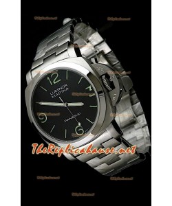 Panerai Lumenor Marena 44MM Reloj con Correa de Acero