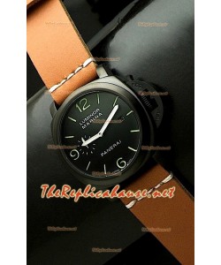 Panerai Lumenor Marena Reloj PVD en Correa Bronzeada
