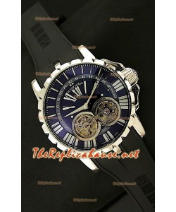 Roger Dubuis Excalibur Chronoexcel Dual Tourbilon con Esfera de color Negro 