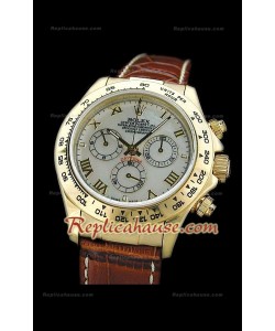 Rolex Daytona Reperoducción Reloj Cosmógrafo Suizo con Esfera Perla 