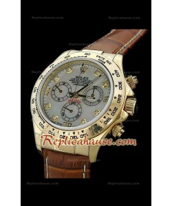 Rolex Daytona Reproducción Reloj Cosmógrafo Suizo con Esfera Perla 
