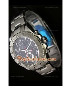 Rolex Replica Yachtmaster II Reloj Suizo con Esfera de color Negro