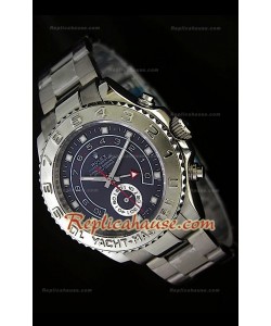 Rolex Replica Yachtmaster II Reloj Suizo con Esfera en Azul oscuro