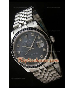 Rolex Datejust Reproducción Reloj Suizo con Esfera Perla