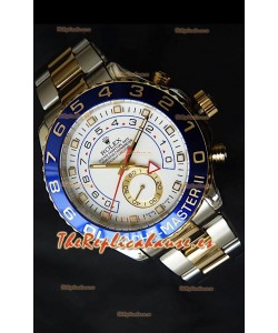 Rolex Réplica Yatchmaster II Suizo Dos Tonos de Oro Amarillo – 1:1 Réplica Espejo