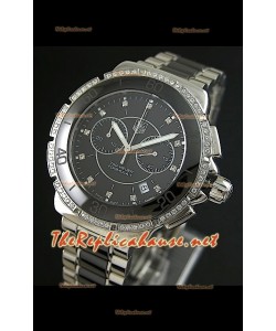 Tag Heuer Formula 1 para damas, en negro, con cronómetro. Réplica 1:1