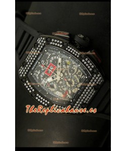Richard Mille Edición Felipe Massa, Reloj Réplica Suiza en Caja PVD