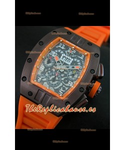 Richard Mille RM011 Edición Filipe Massa Carcasa de PVD Réplica Suiza