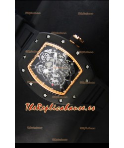Richard Mille RM055 Bubba Watson Reloj Réplica Suizo Indicadores en Oro